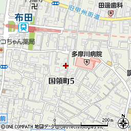 東京都調布市国領町5丁目27-4周辺の地図