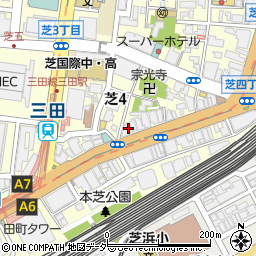 〒108-0014 東京都港区芝５丁目の地図