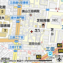 三位電気株式会社　東京支店周辺の地図