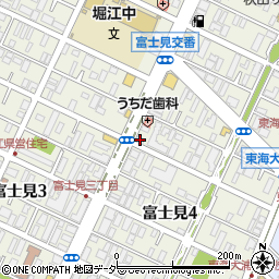 ドミノ・ピザ　浦安富士見店周辺の地図