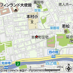 東京都港区南麻布3丁目周辺の地図