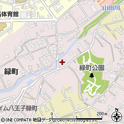 東京都八王子市緑町35周辺の地図