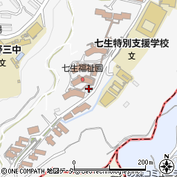 東京都七生福祉園周辺の地図