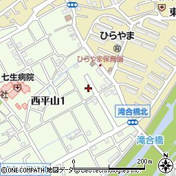 東京都日野市西平山1丁目11周辺の地図