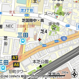 ＶＯＲＴ三田駅前周辺の地図