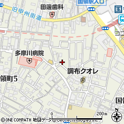 東京都調布市国領町4丁目2-12周辺の地図