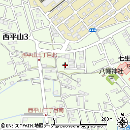 東京都日野市西平山1丁目33周辺の地図