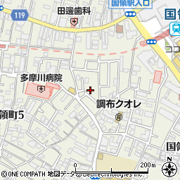 東京都調布市国領町4丁目2周辺の地図