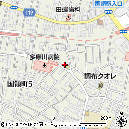 東京都調布市国領町5丁目48周辺の地図