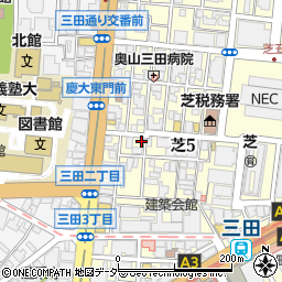 沖縄料理 青空 田町周辺の地図