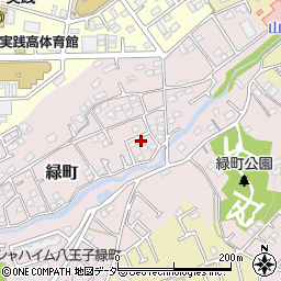 東京都八王子市緑町181周辺の地図