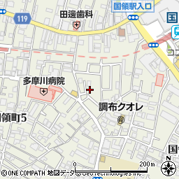 東京都調布市国領町4丁目2-9周辺の地図