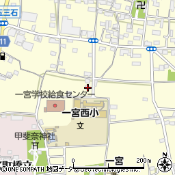 山梨県笛吹市一宮町東原1165周辺の地図