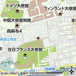東京都港区南麻布4丁目9-23周辺の地図