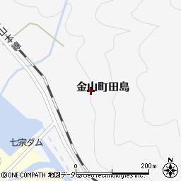 岐阜県下呂市金山町田島周辺の地図