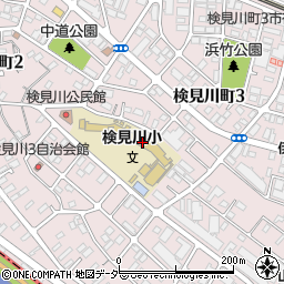 千葉市立検見川小学校周辺の地図