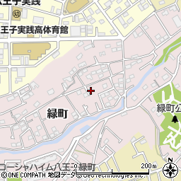 東京都八王子市緑町174周辺の地図