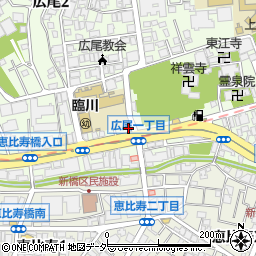 広尾宮田アネックス周辺の地図