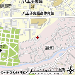 東京都八王子市緑町213周辺の地図