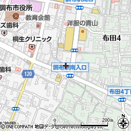 エンダル・ゲームス　調布店周辺の地図