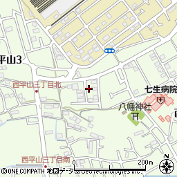 東京都日野市西平山1丁目32周辺の地図