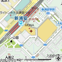 ロイヤルハウジング販売株式会社　モナ新浦安ショップ周辺の地図