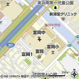 千葉県浦安市富岡1丁目23周辺の地図