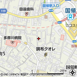 東京都調布市国領町4丁目60-13周辺の地図