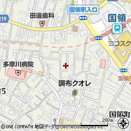 東京都調布市国領町4丁目60-4周辺の地図