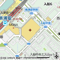 コムサイズムイオン新浦安周辺の地図