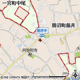 藤井公民館周辺の地図