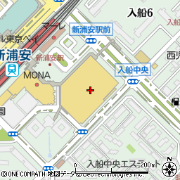 サブウェイイオン新浦安店周辺の地図