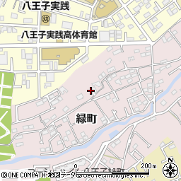 東京都八王子市緑町166周辺の地図