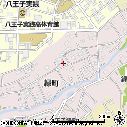 東京都八王子市緑町170周辺の地図