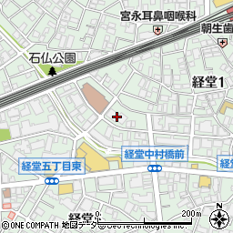 東京都世田谷区経堂1丁目39-7周辺の地図
