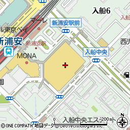 株式会社伊藤楽器　音楽教室・新浦安センター周辺の地図