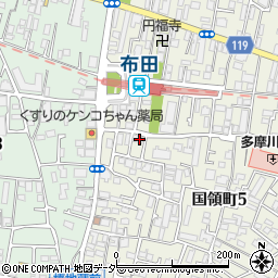 東京都調布市国領町5丁目75周辺の地図