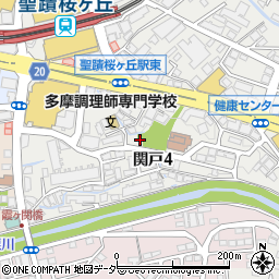 東京都多摩市関戸4丁目19-2周辺の地図