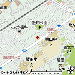 ガスト八王子散田店周辺の地図