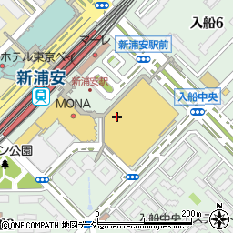 吉野家 イオン新浦安店周辺の地図