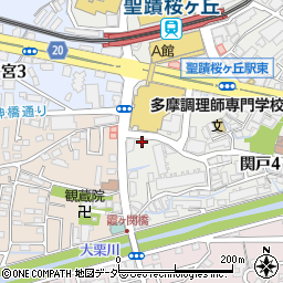 エコロパーク聖蹟桜ヶ丘第１駐車場周辺の地図