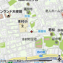 東京都港区南麻布3丁目9-26周辺の地図