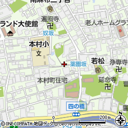 東京都港区南麻布3丁目9-23周辺の地図