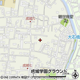 プレザングラン成城周辺の地図