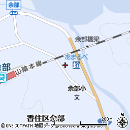 兵庫県美方郡香美町香住区余部1712-1周辺の地図