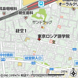 ココカラファイン経堂店周辺の地図