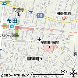 東京都調布市国領町5丁目28-26周辺の地図
