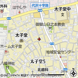 小松原米店周辺の地図