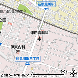 津田胃腸科医院周辺の地図