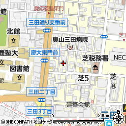 ガーラ三田慶大前周辺の地図